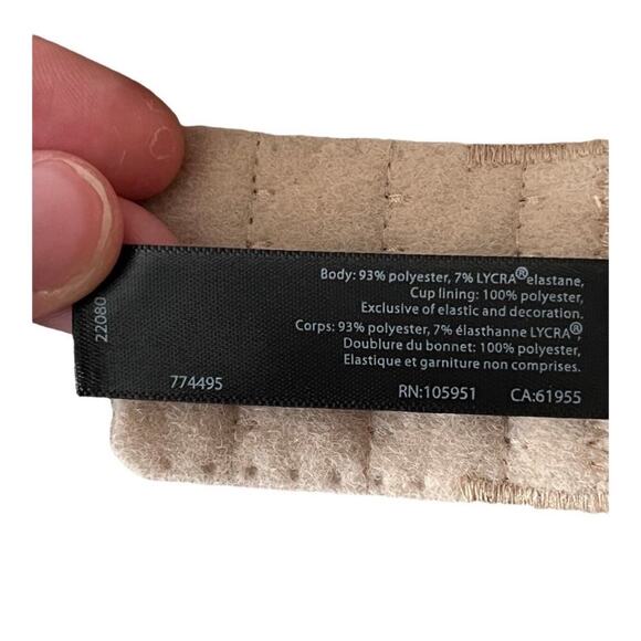 Natori Bra 729229 Minimalist strapless tan size 32C - Picture 7 of 8